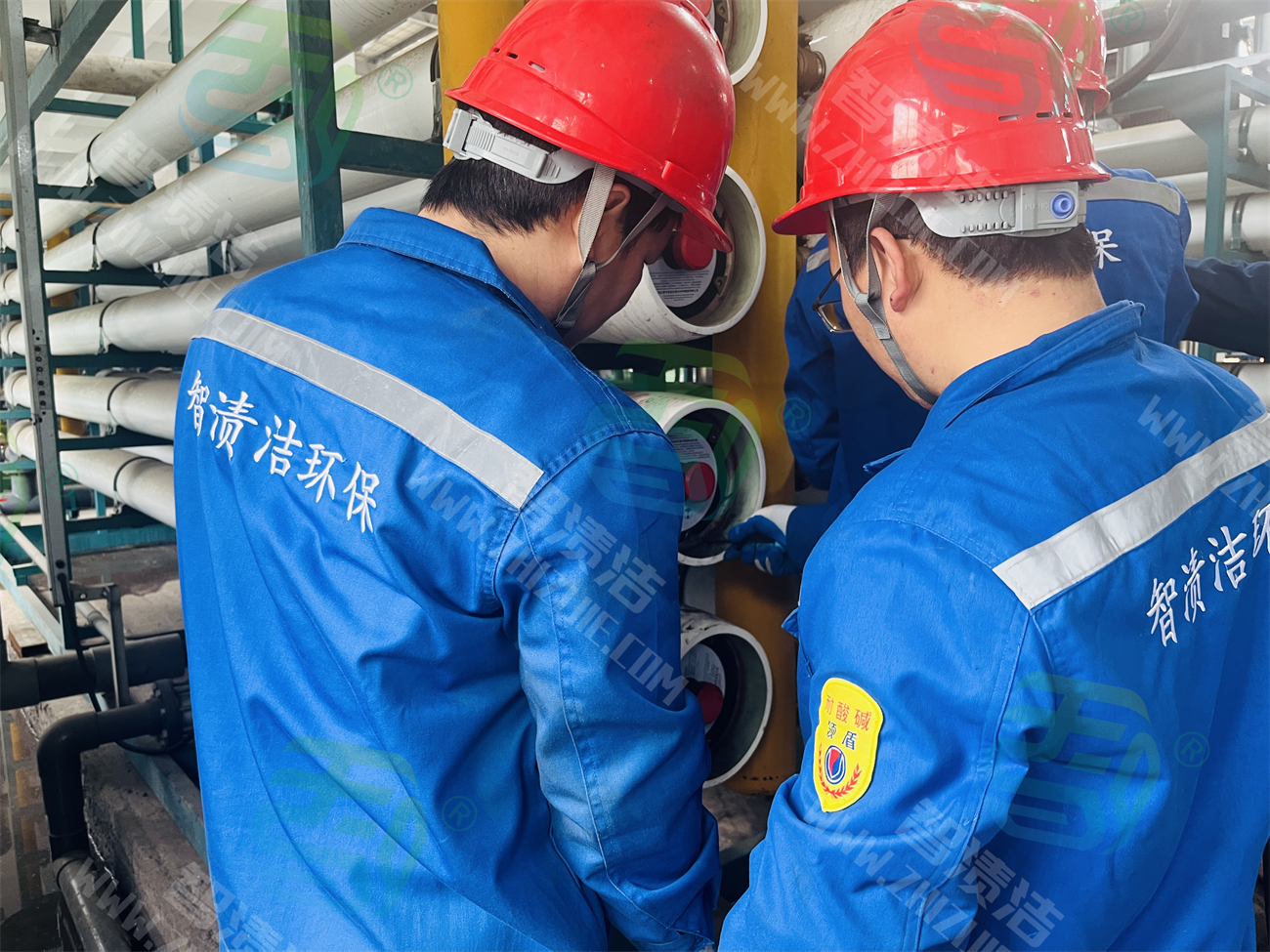重庆某造纸厂对智渍洁膜系统清洗技术评价